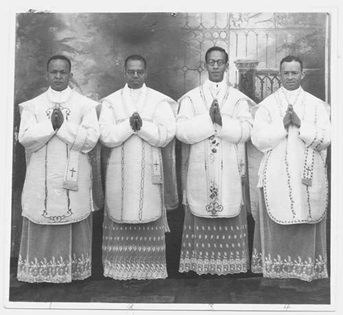 The first four African American priests ordained in the U.S.