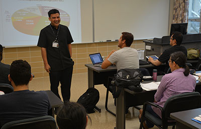 Fr. Aris Martin, SVD, teaching
