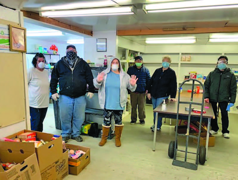 Food pantry volunteers