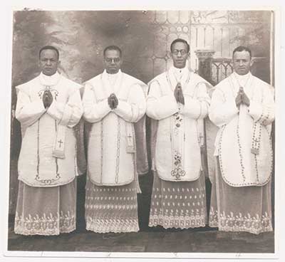 First four African American priests ordained by the Society of the Divine Word