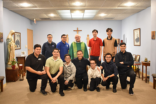 Andrew Nguyen novitiate group