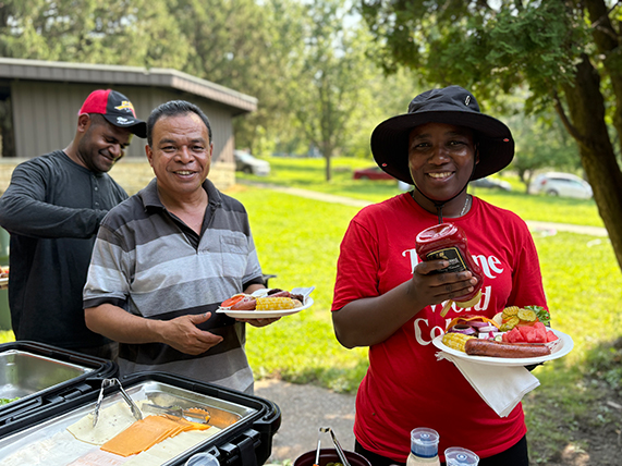 Fr. Agustinus Susanto Naba, SVD at picnic